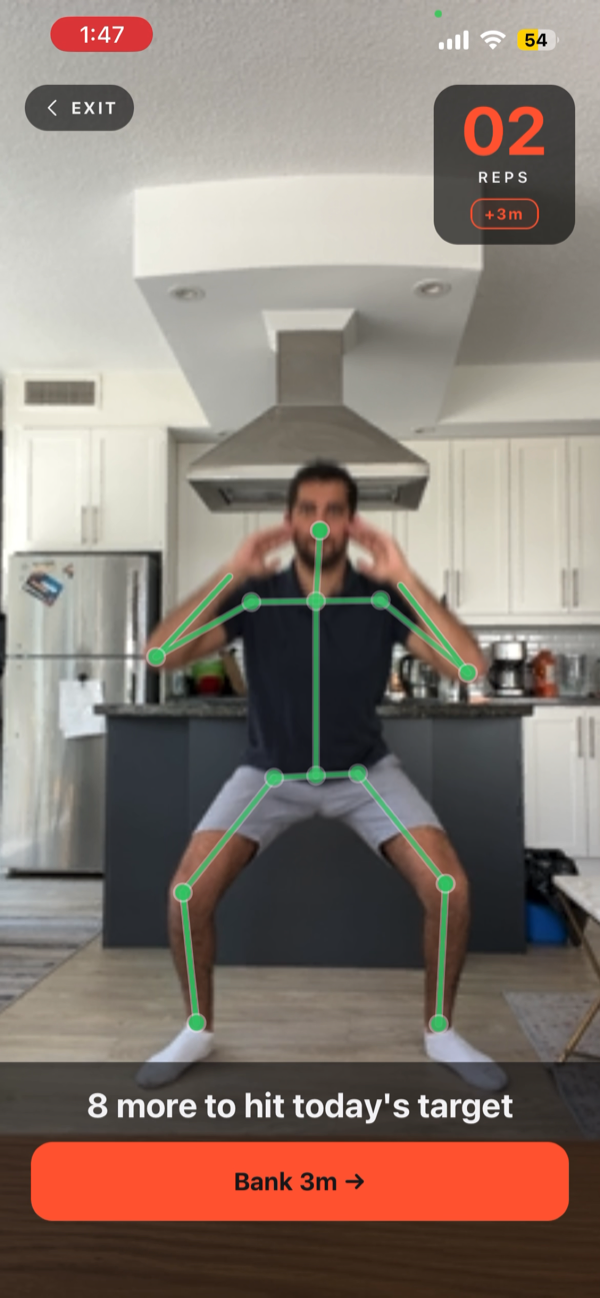 ScreenReps — counting squat reps with the camera